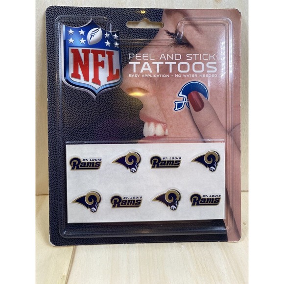 NFL Football Face Temporary Tattoo Pick your team! Peel and Stick NFL brand‎ - Picture 3 of 11